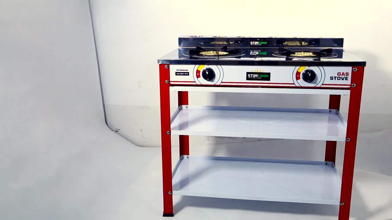 2 Burner Cooktop Gas Commercial Cooking Range - Buy Stainless Steel Gas