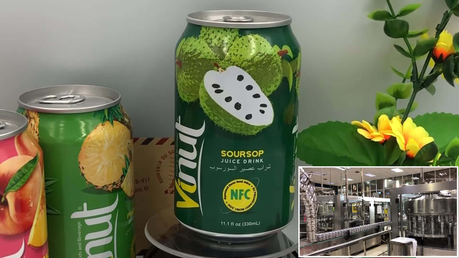 330ml Vinut Fruit Juice Soursop Juice Drink Manufacturer Organic Juice