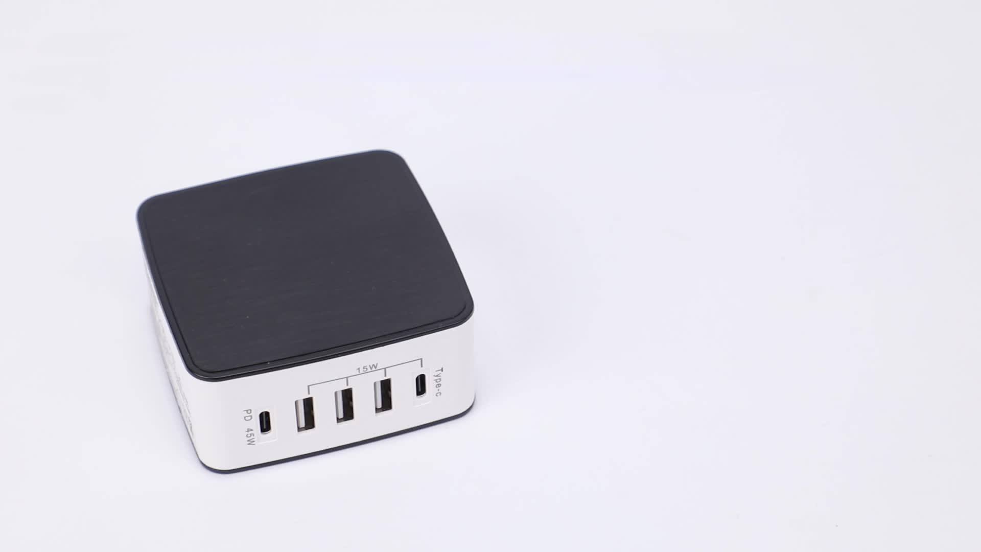 Patent 60w Pd Portable Universal Restaurant Table Multiport Usb Charger Mobile Phone Charging