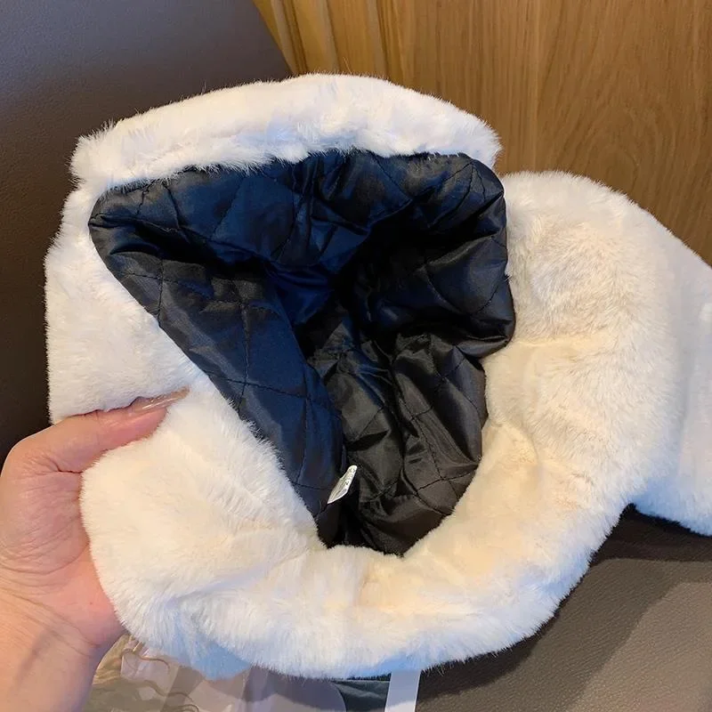 Демисезонная зимняя windproof теплоудерживающая милая шапка в корейском стиле, увеличенная толщина
