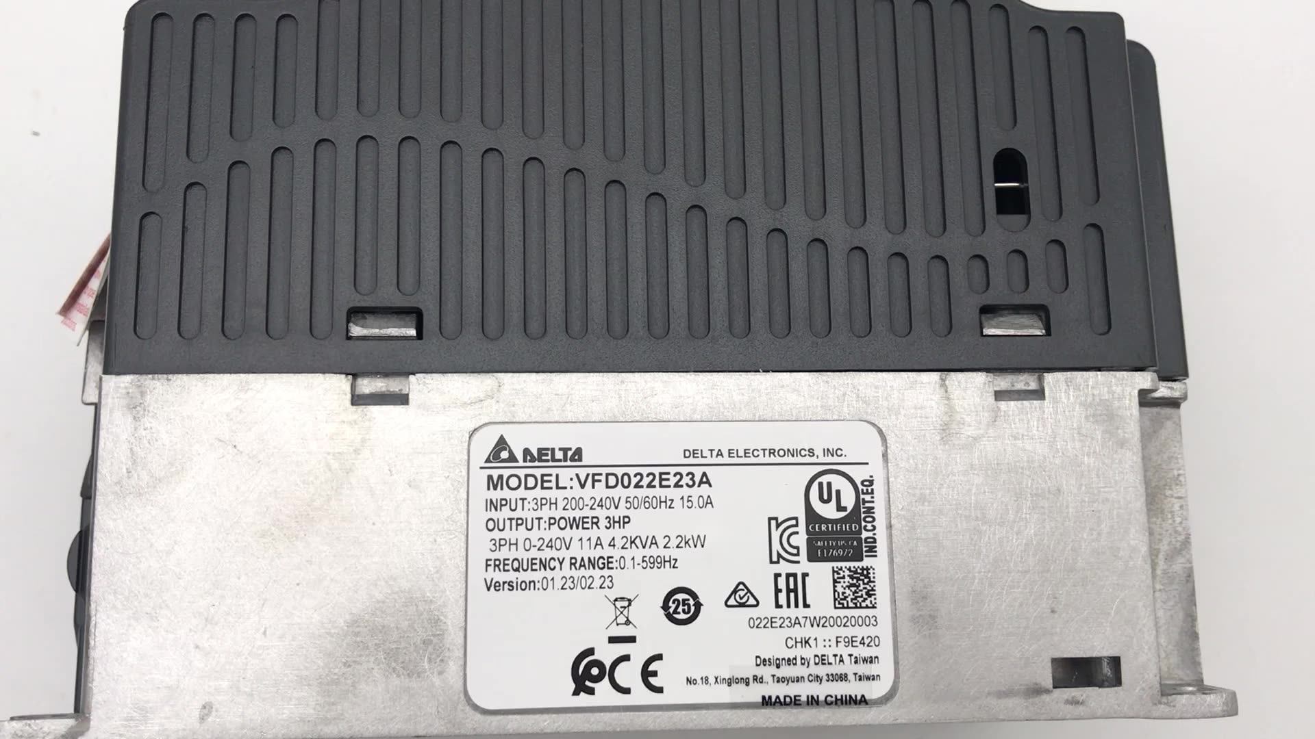 2.2KW Delta VFD-E Series VFD Inverter VFD022E23A| Alibaba.com
