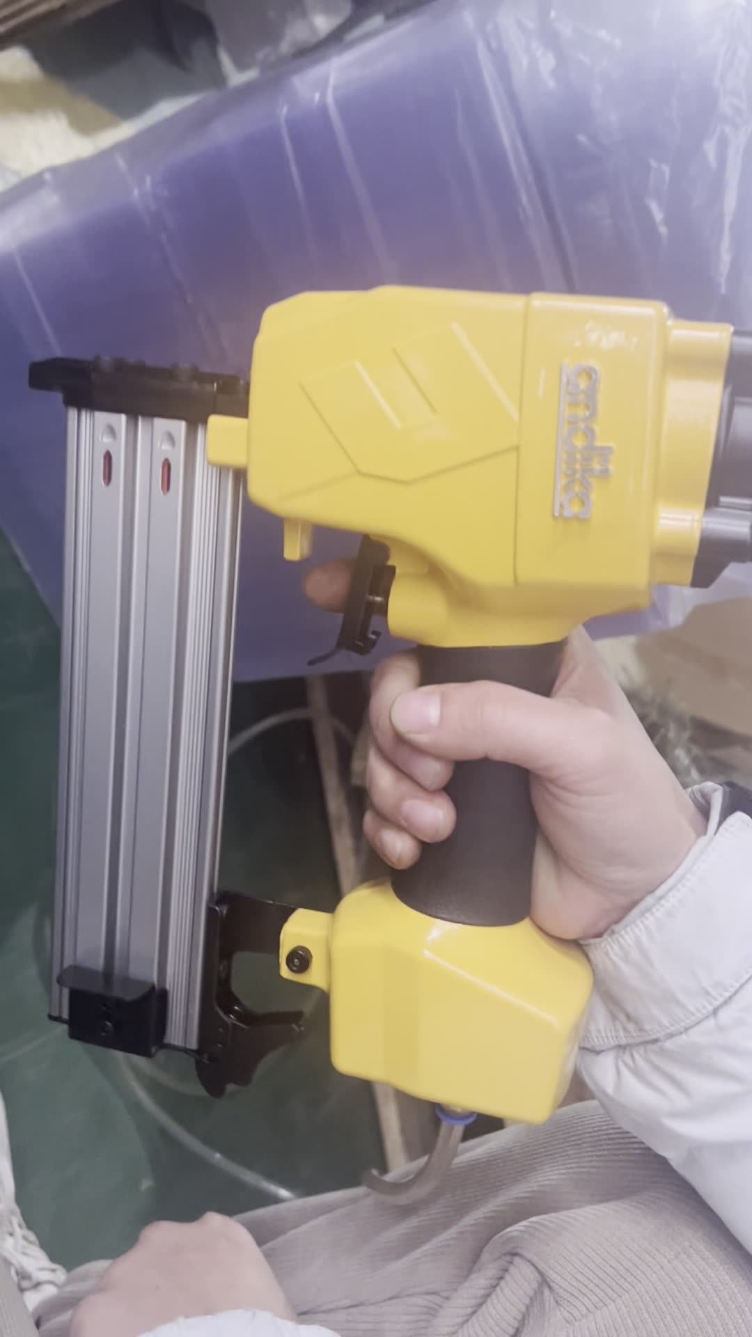 F50 Brad Pneumatic Wooden Pallets Gas Nailer Air Power Tool For Picture Frame Furniture Pallet