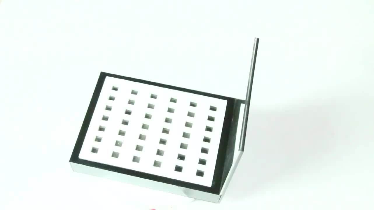 Black Perspex Shampoo Holder Deluxe Acrylic Perfume Display Stand With