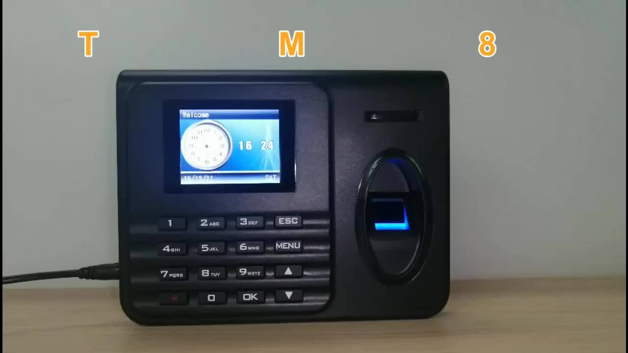 Cheap Price Standalone Biometric Employee Time Clock Device Fingerprint