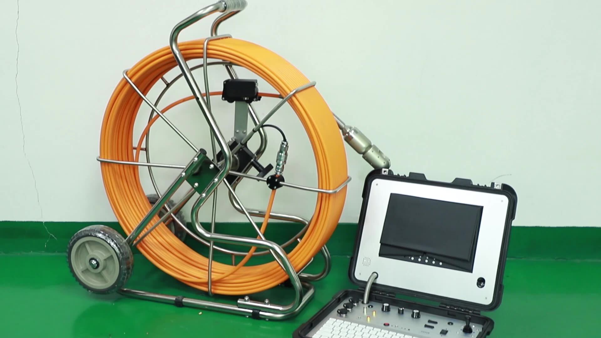 Hd Pantilt Pipe Inspection Camera Robot Drain Cleaner Underwater