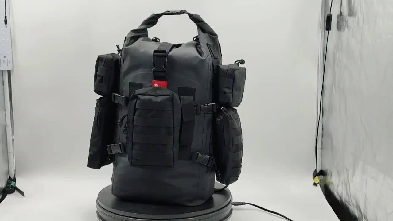 Pvc Tarpaulin 40l Seamless Waterproof Survival Bag Custom Mens 3d