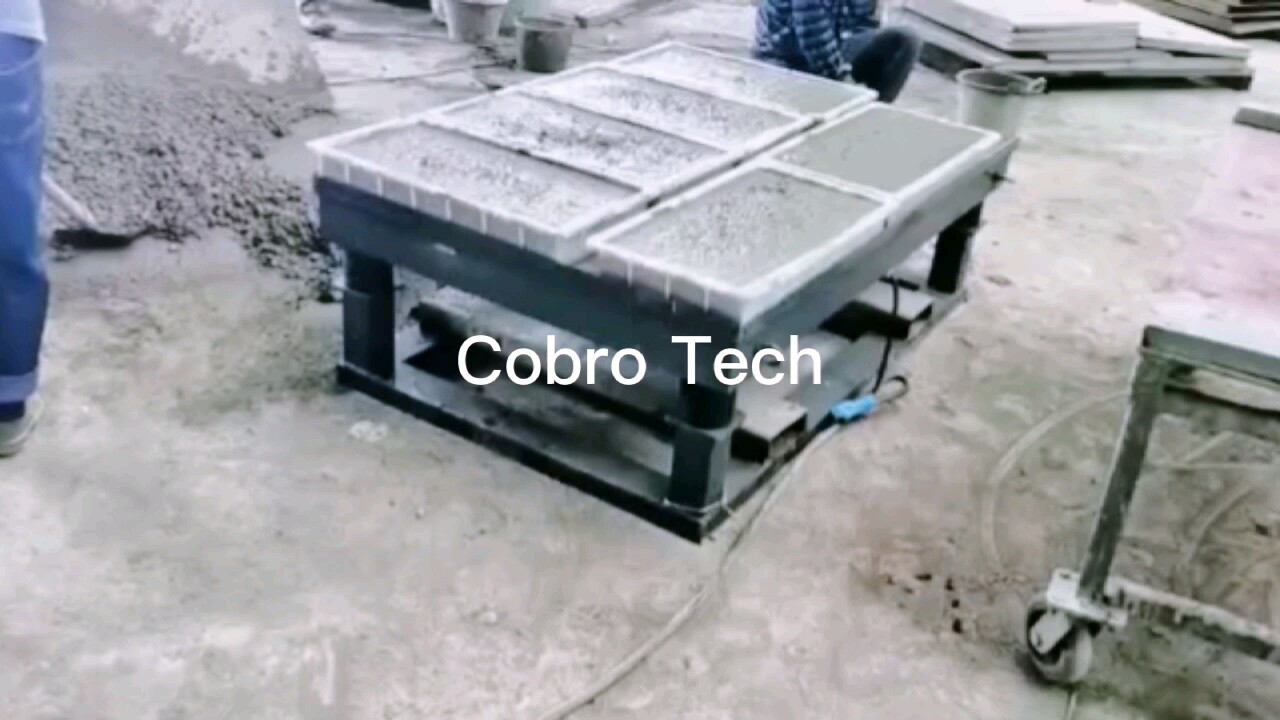 Vibrating Shaker Table For Paver Blocks And Cncrete Tile Moulds Buy
