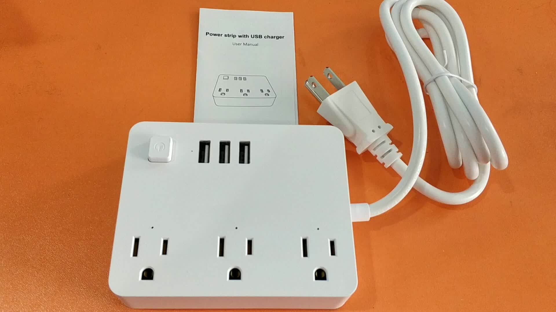 Ca Mx Jp Usa Wifi Smart Power Strip Cord Extension Cable Socket With