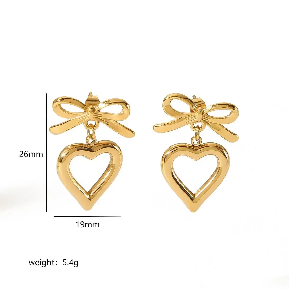 earrings with bow