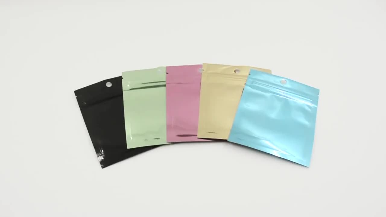 44 Mylar Zip Lock Bag Smell Proof Food Storage Metallic Foil Airtight
