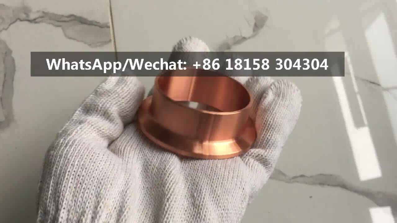 Red Copper Tri Clamp Ferrule Band Pipe Fittings Heater Tri Clamp (2inch