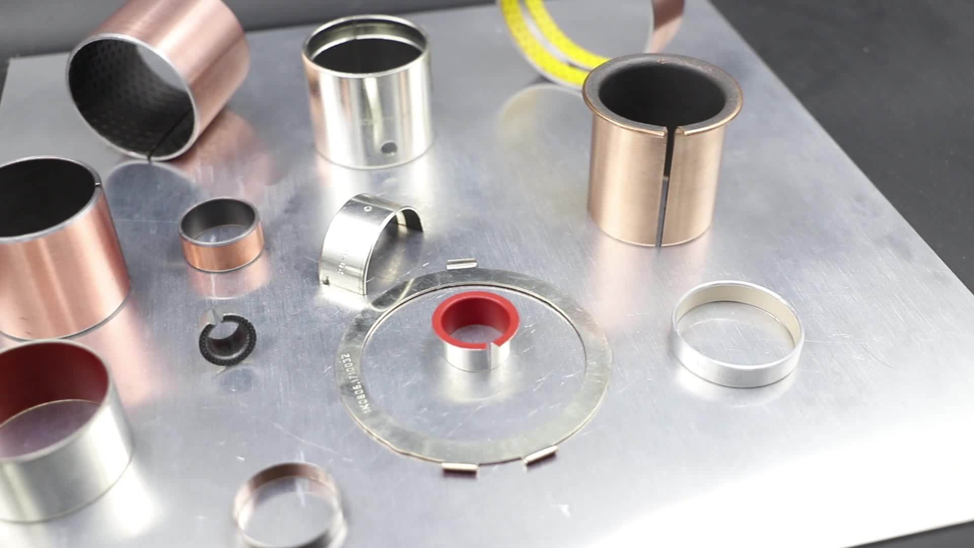 SF1 Car PTFE Bushing Compressor Bearing Bush Carbon Steel Dry Bearing