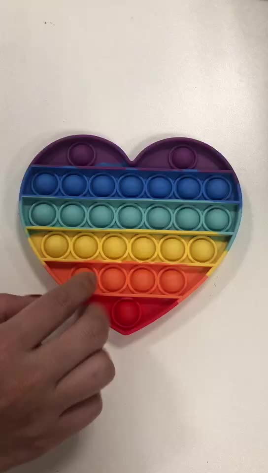 New Stress Reliever Autism Round Educational Silicon Toys Amazon Hot Sell Fidget Toys Set Anti