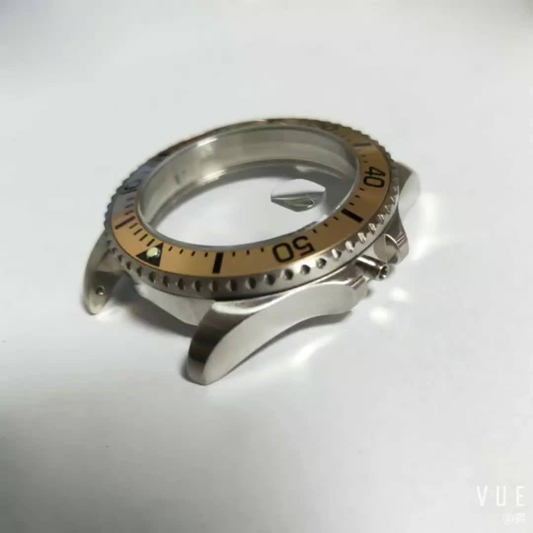 316l Stainless Steel Cnc Watch Case Parts With Bezel For Automatic