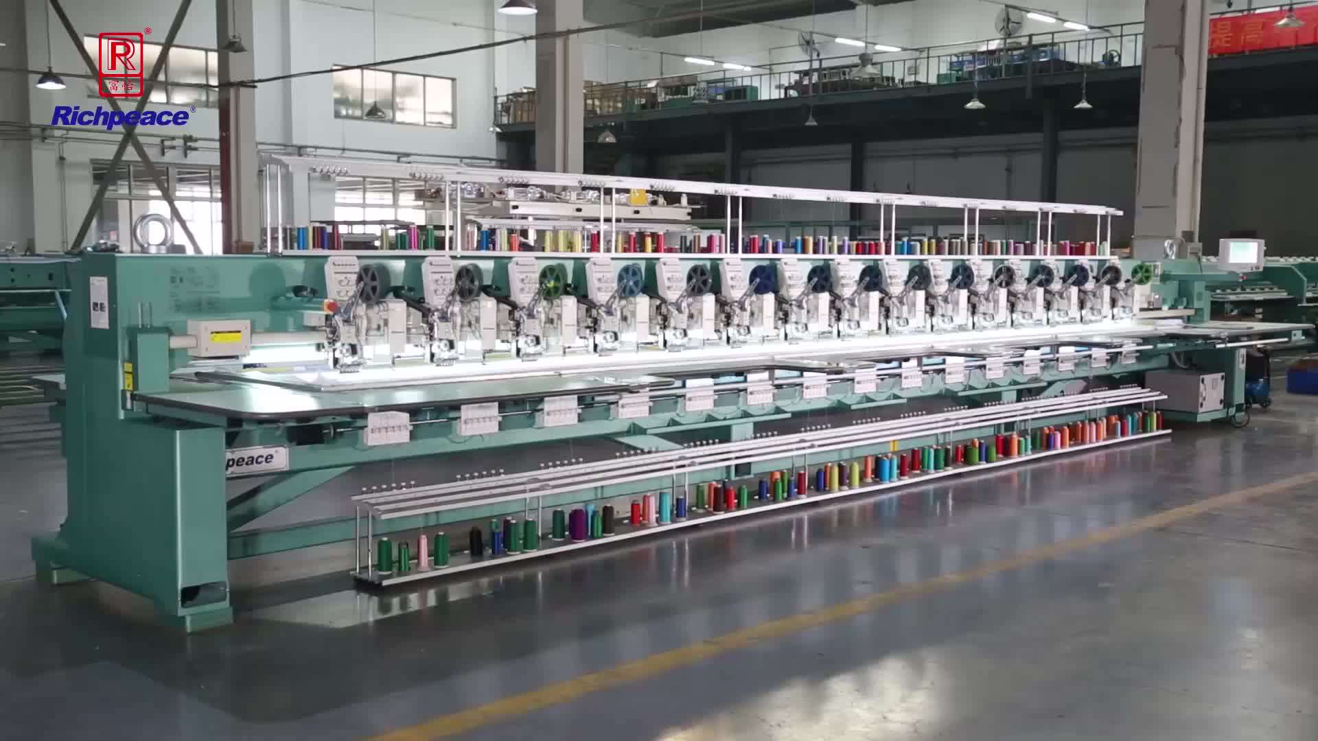 Richpeace Standard Computerized Multi Heads & Needles Large Flat