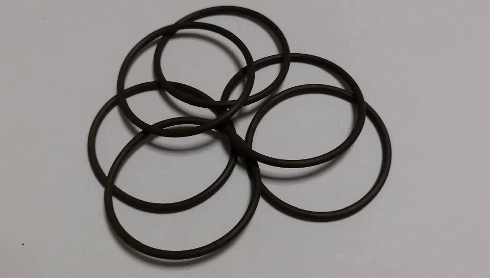 As568 90 Durometer Oil Resistant Black Round Elastic Nitrile Rubber O
