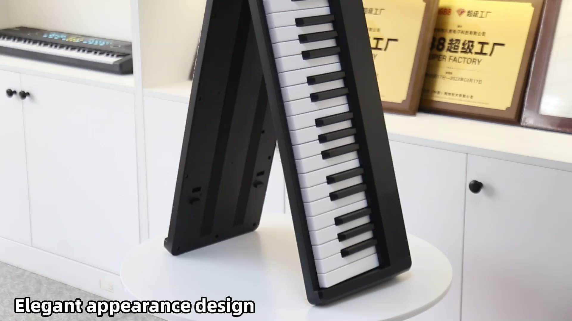 Bd Music 88 Key Foldable Electronic Piano Keyboard Digital Piano