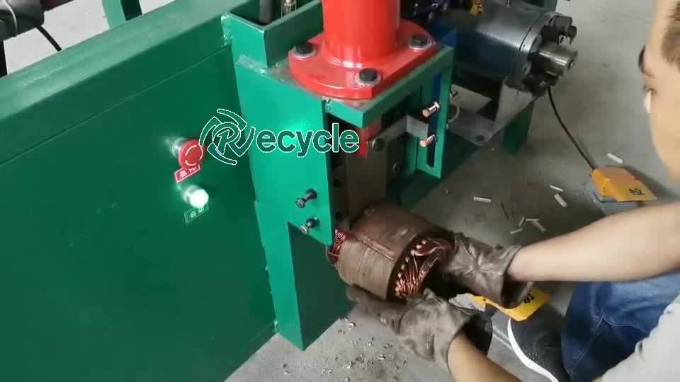 Automatic Scrap Electric Motor Recycling Machine For Copper Recycling