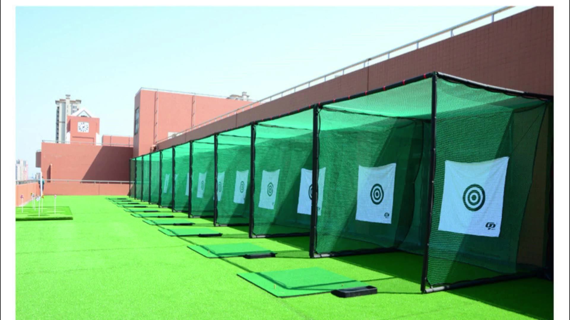 Custom Size Chipping Training Golf Net Cage For Indoor Outdoor Golf