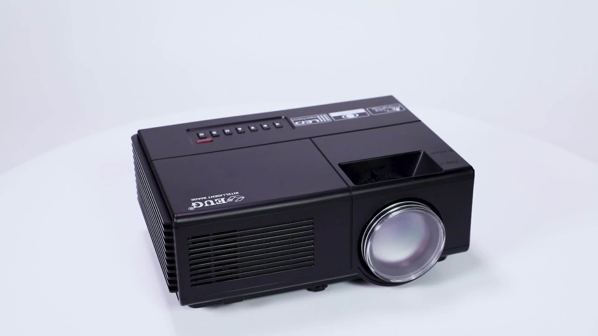 2019 Newest Cheap Price 1500 Lumens Mini Portable Hd 3d Led Beamer 1080p Video Movie Projector