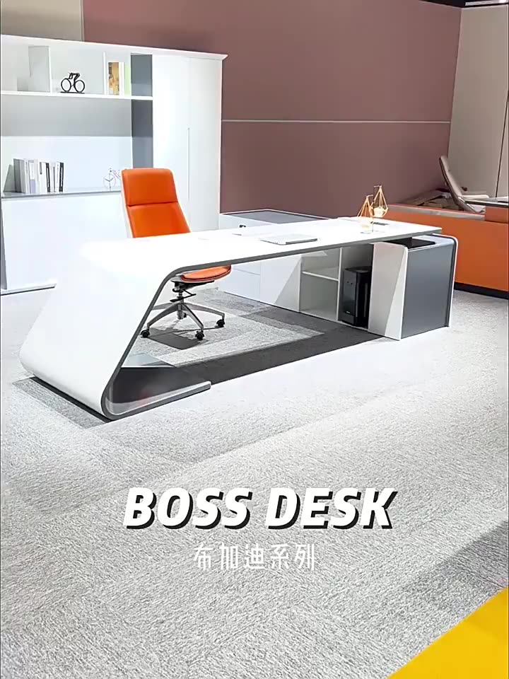 Modern Highend Luxury Boss Office Furniture Lshaped Executive Manager