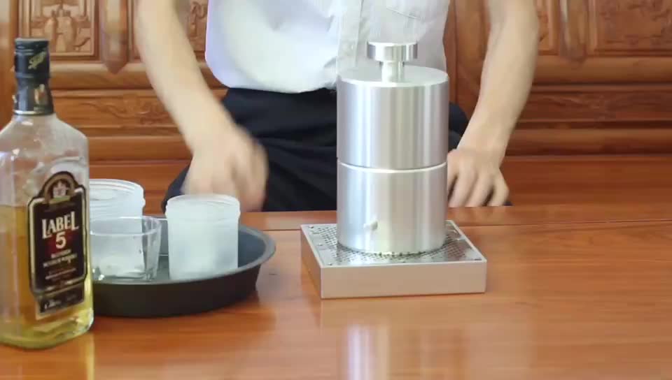 Fda Aluminum Ice Ball Maker Mold Machine,Ice Sphere Press Maker,Whiskey