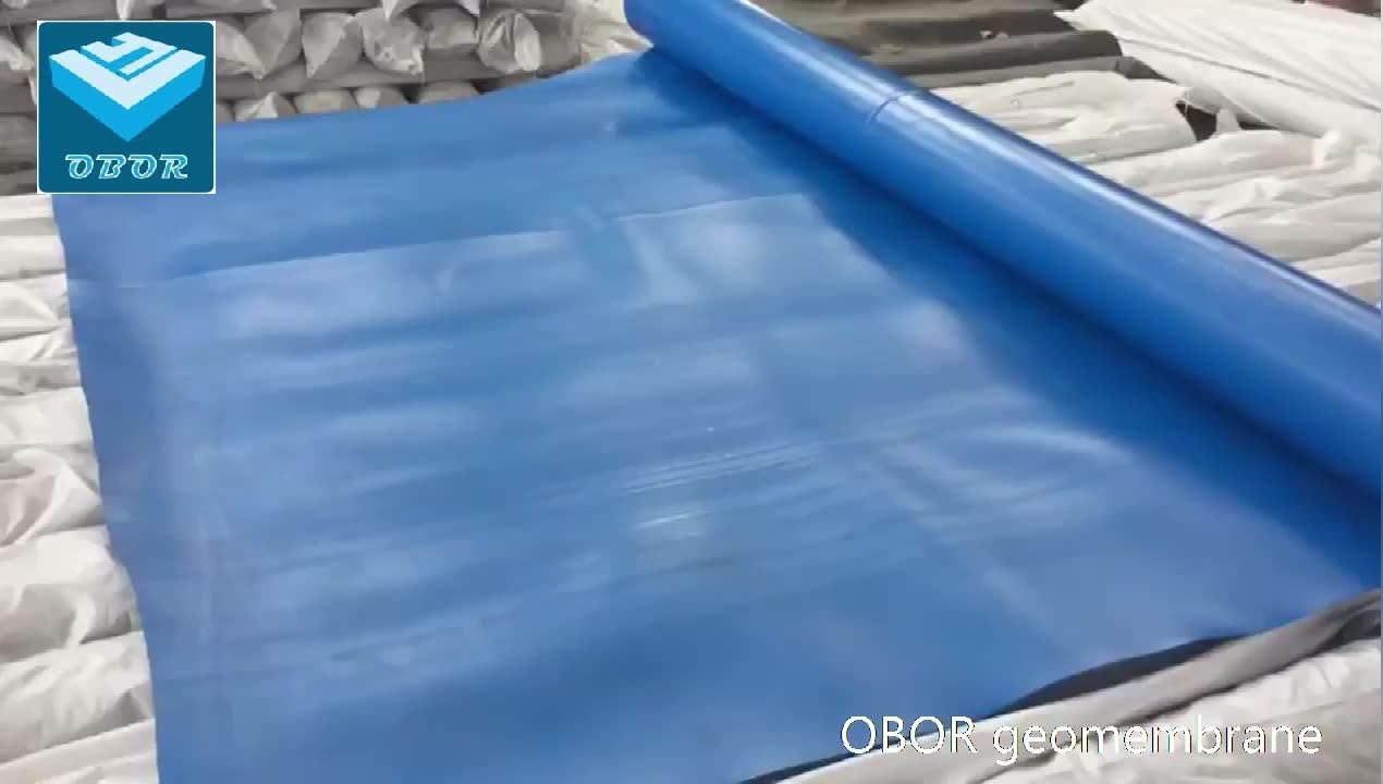 Hdpe Blue Geomembrane Liner Cost Aquaculture Pond Liner Impermeable