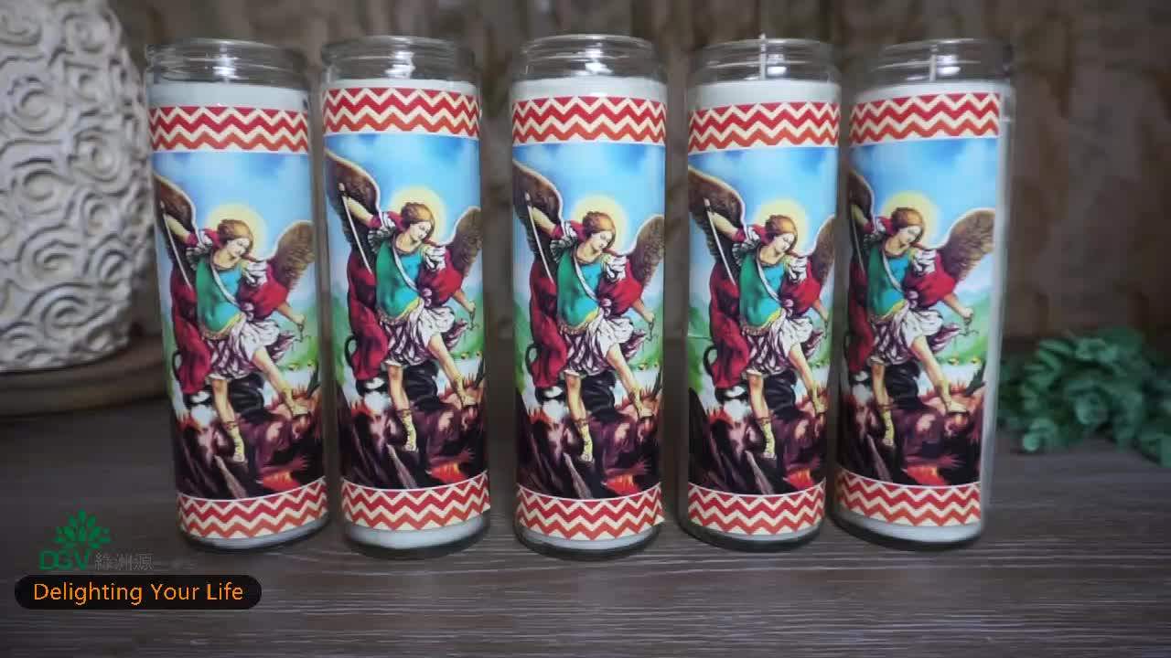 7 Days Religious Church Candle / Memorial Jar Candle Buy Candle,7
