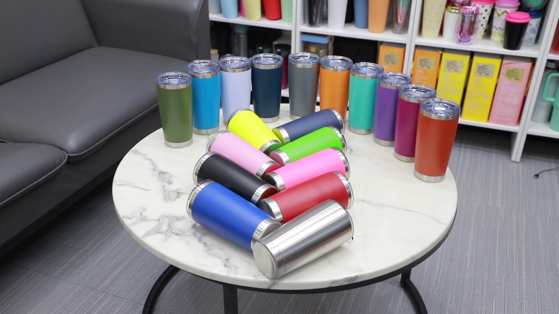 Wholesale Bulk Yetti Tumbler 20 Oz Engraved Powder Coated Stainless