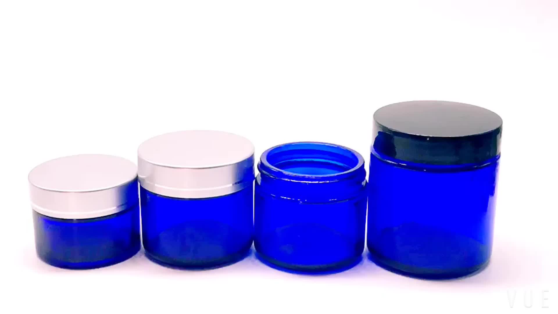 Download Cobalt Blue Glass Straight Sided Jar 1oz Blue Cosmetic Jar - Buy Blue Cosmetic Jar,Cobalt Blue ...
