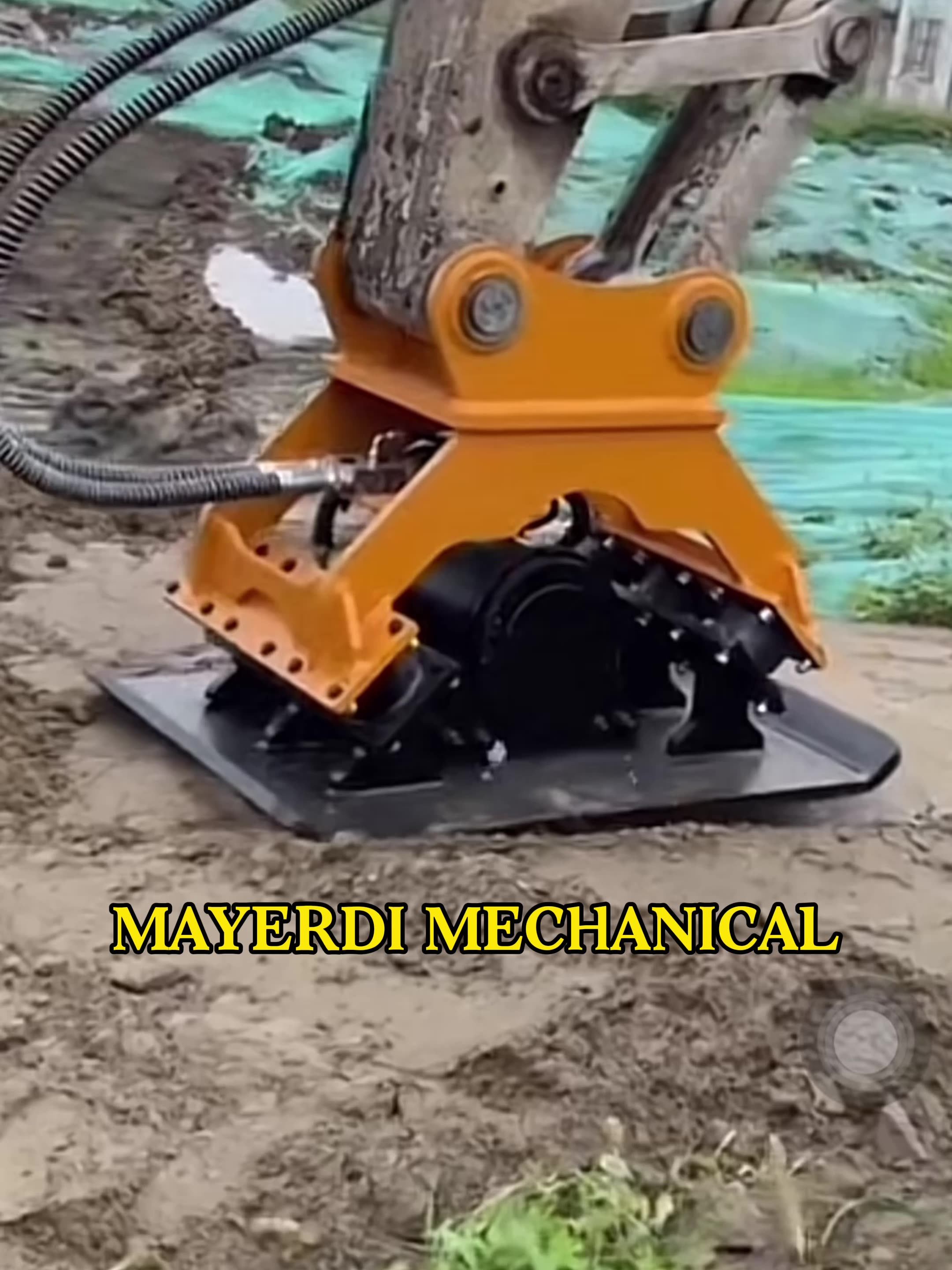 Hydraulic Vibro Plate Compactor Excavator Construction Machinery