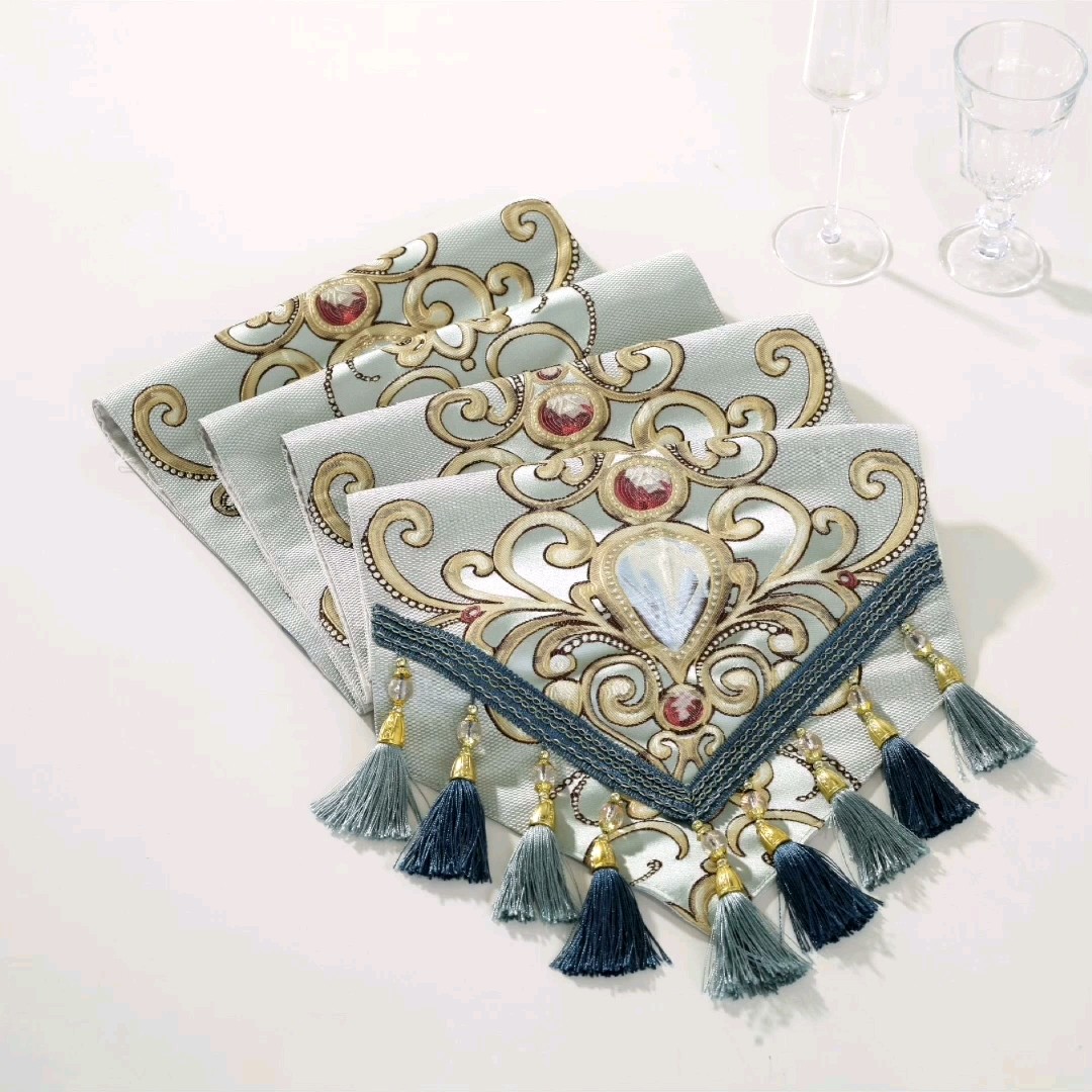 European Luxury Table Runner Table Runner And Mats Sets Banquet Table
