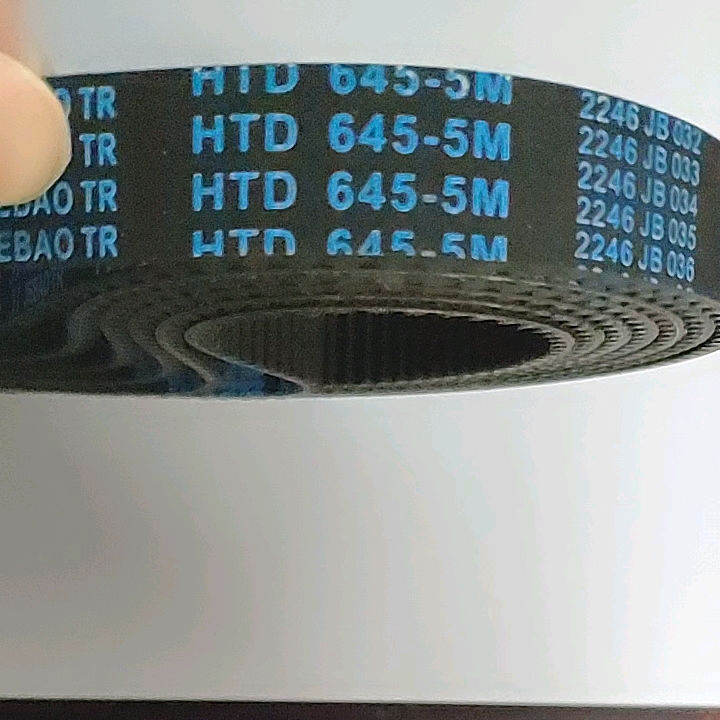 POWGE 5pcs HTD 3M Timing Belt 207 3M 9 Pitch Length=207mm Width 9mm Teeth 69 Rub