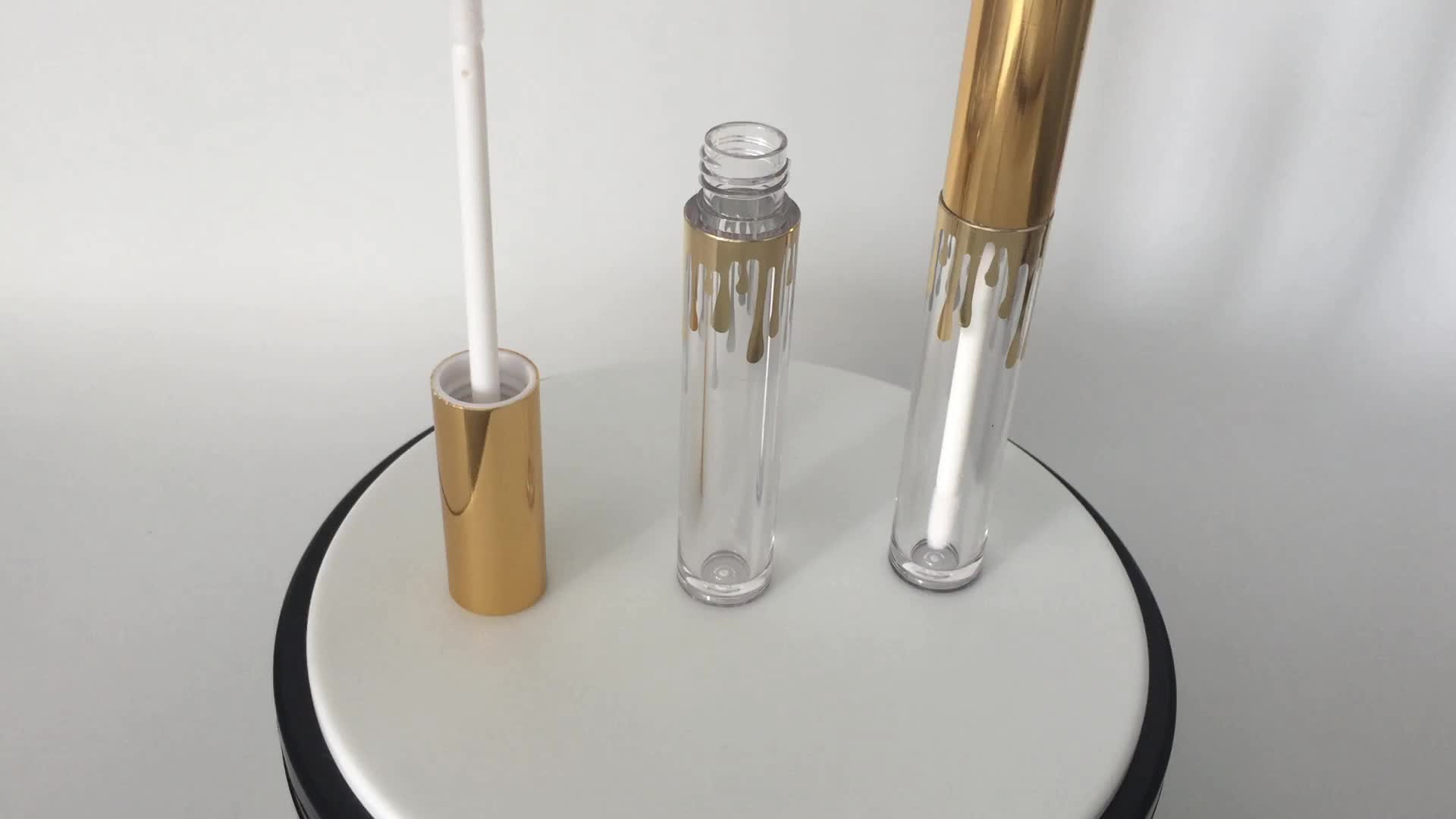 Slim Round Shaped Lip Gloss Tubes,Liquid Lipstick Containers Buy Slim