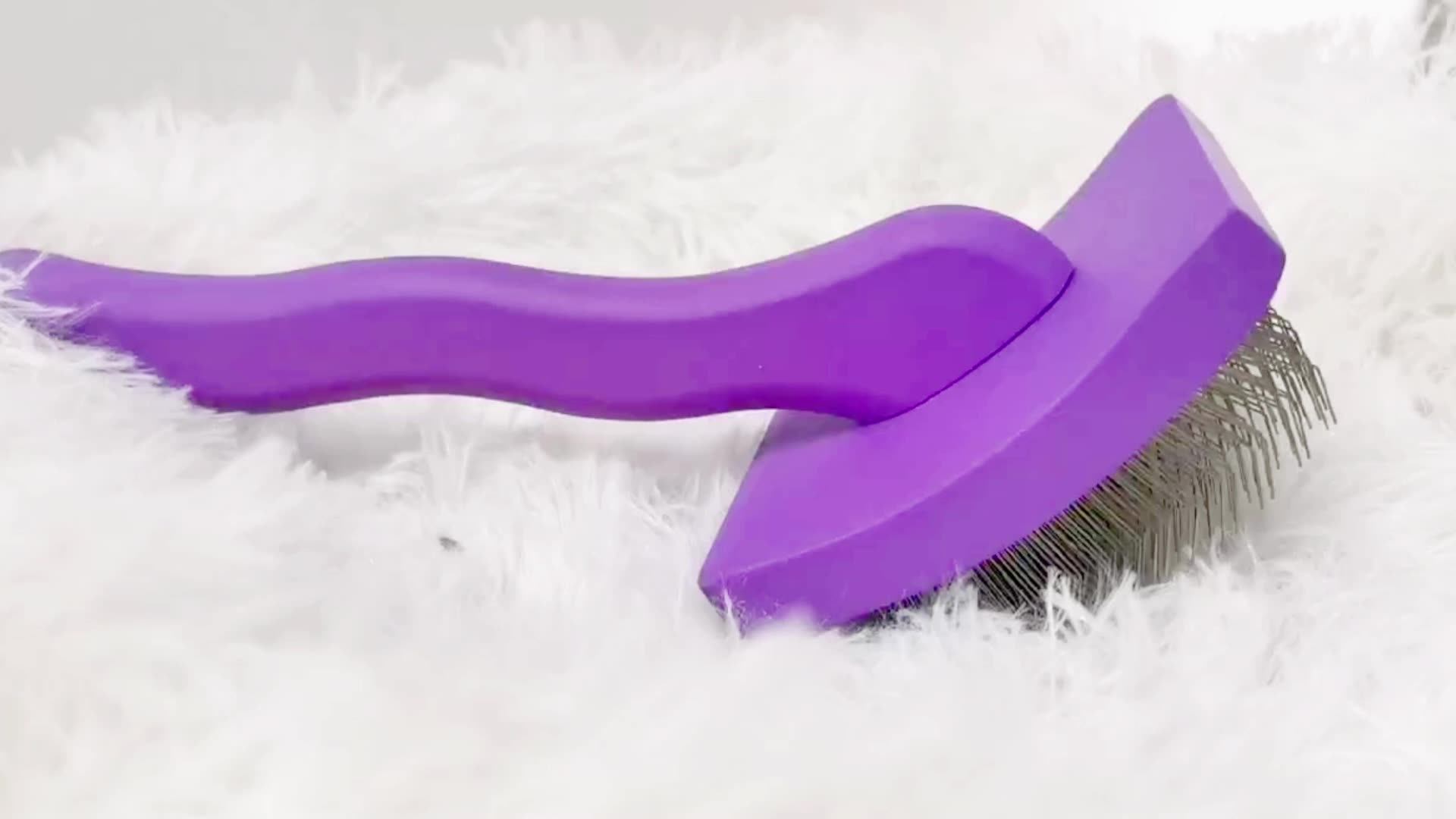 Odm/oem Wholesale Pet Wire Grooming Brush 1pc Moq Customized Logo Dog