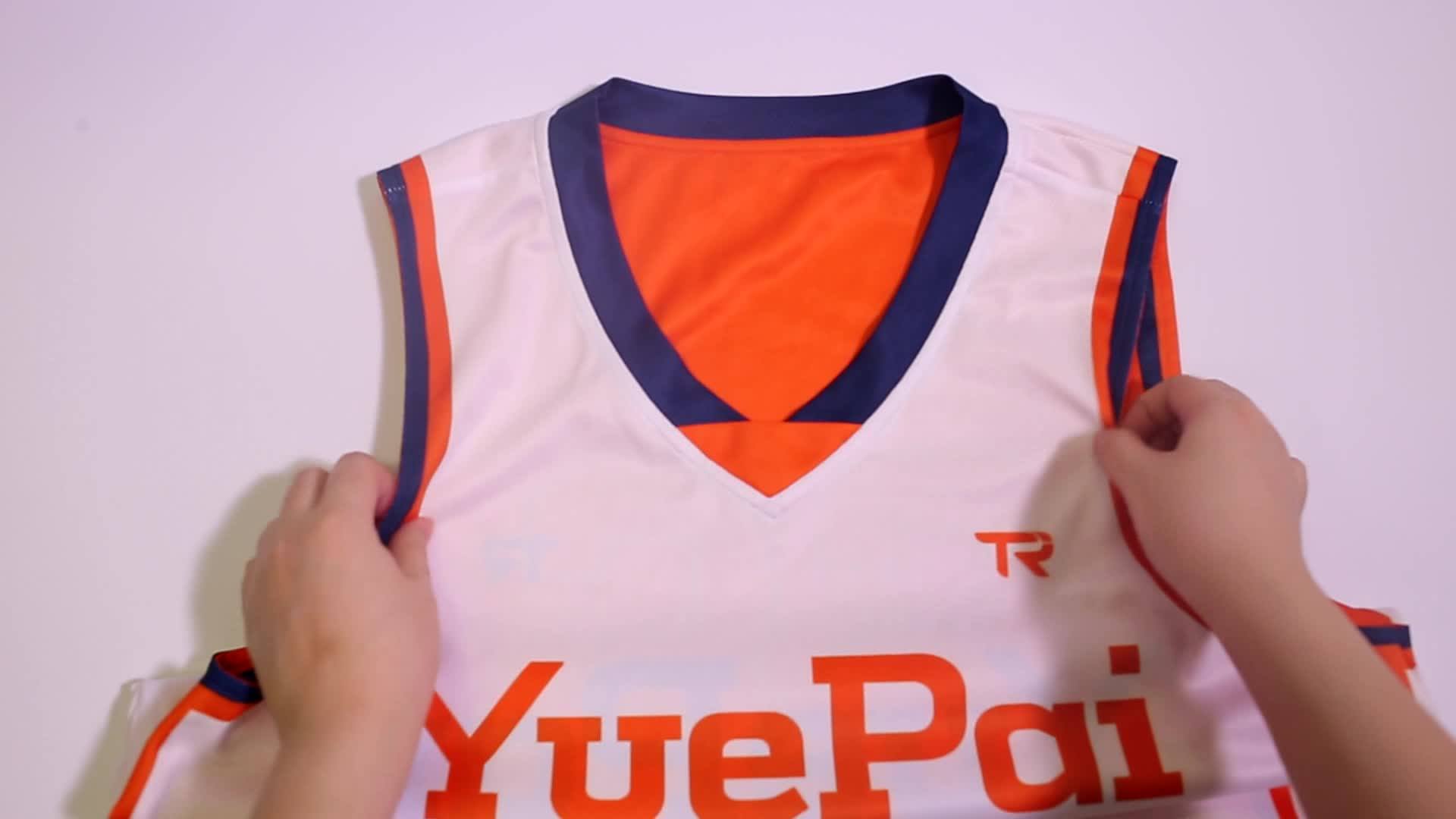 High Quality Sublimation Custom Basketball Jersey Uniform Design Color