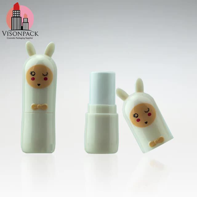 Wholesale Cartoon Cute Lip Balm Tube Custom Lip Balm Container