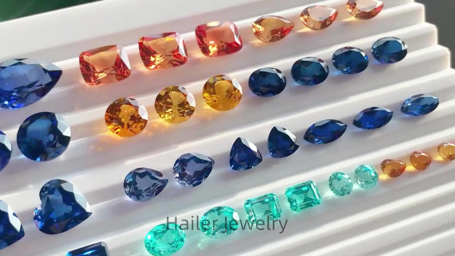 Hailer Wholesale Price Lab Created Loose Gemstone Hydrothermal