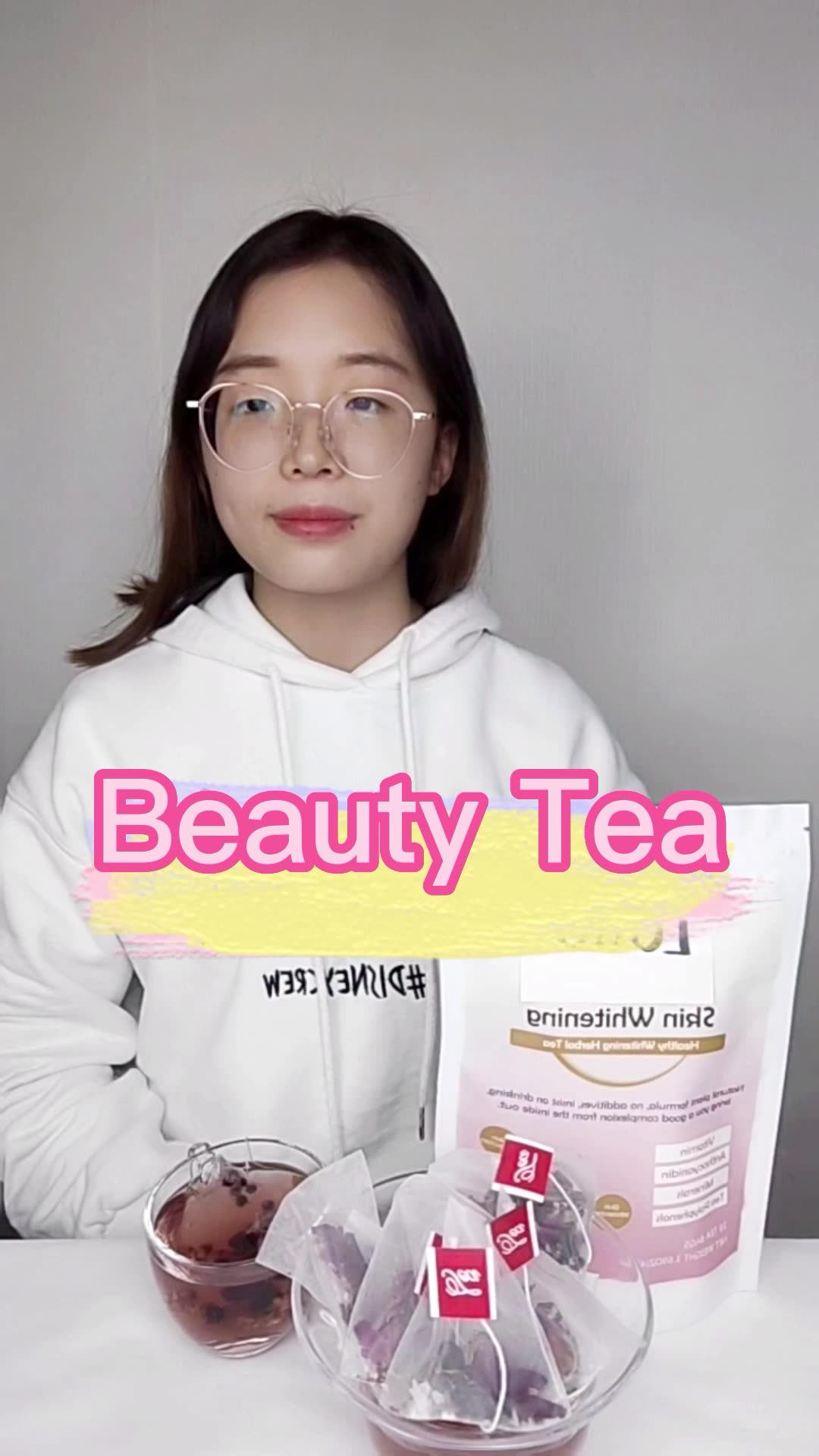 Antiaging Natural Herbs Skin Glow Tea Beauty Tea Skin Whitening Tea