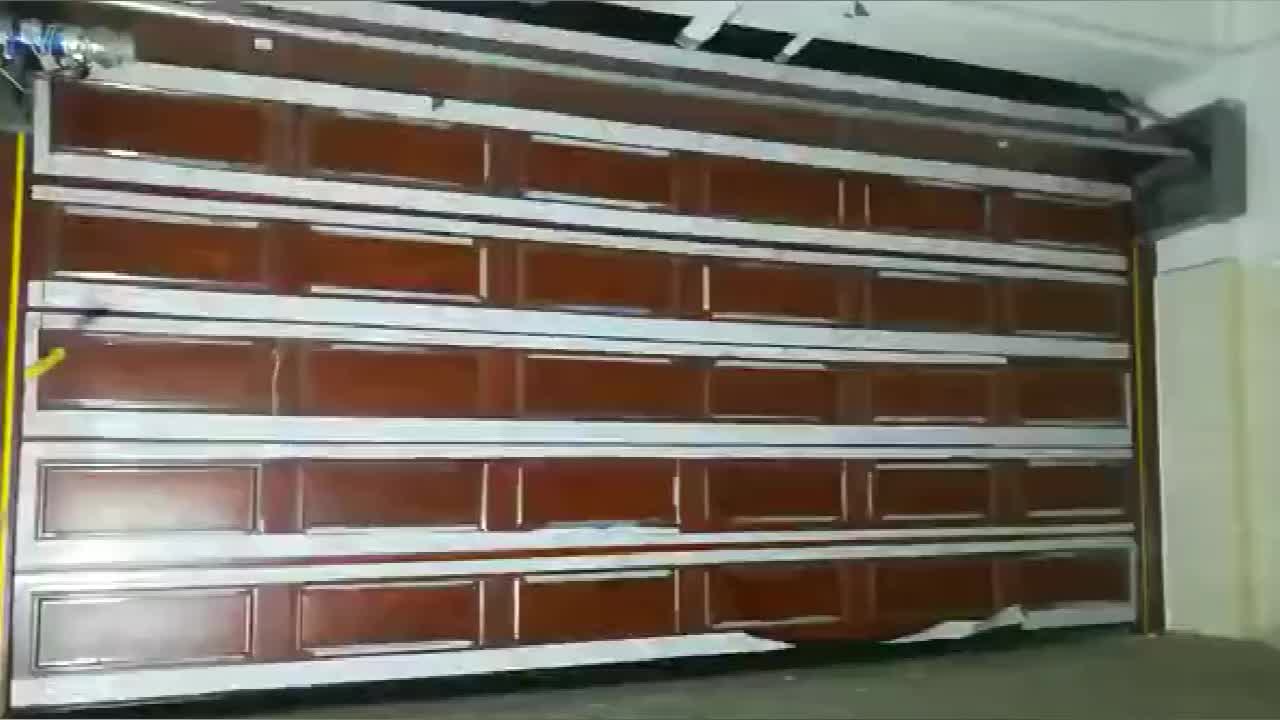 High Quality Aluminum Sectional Folding Garage Door With Motor For