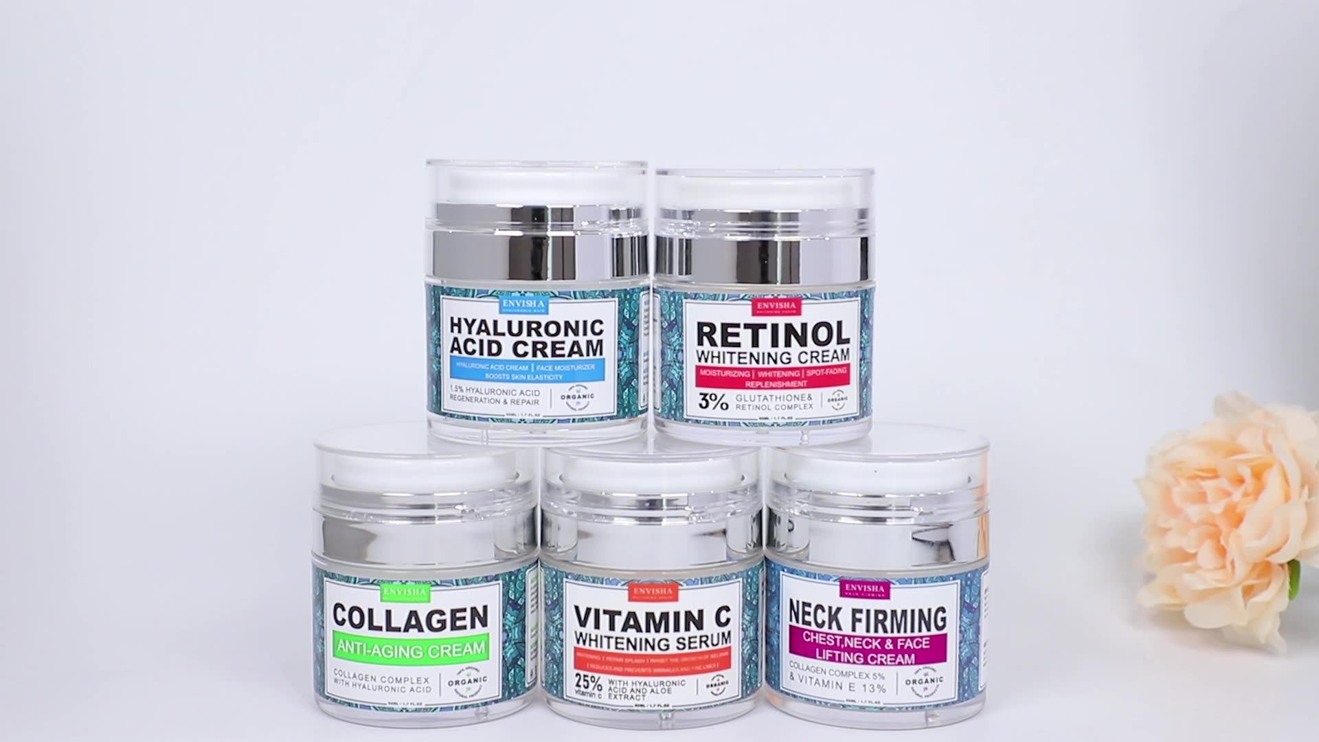 Private Label Skin Care Collagen Beauty Cream Whitening Moisturizer