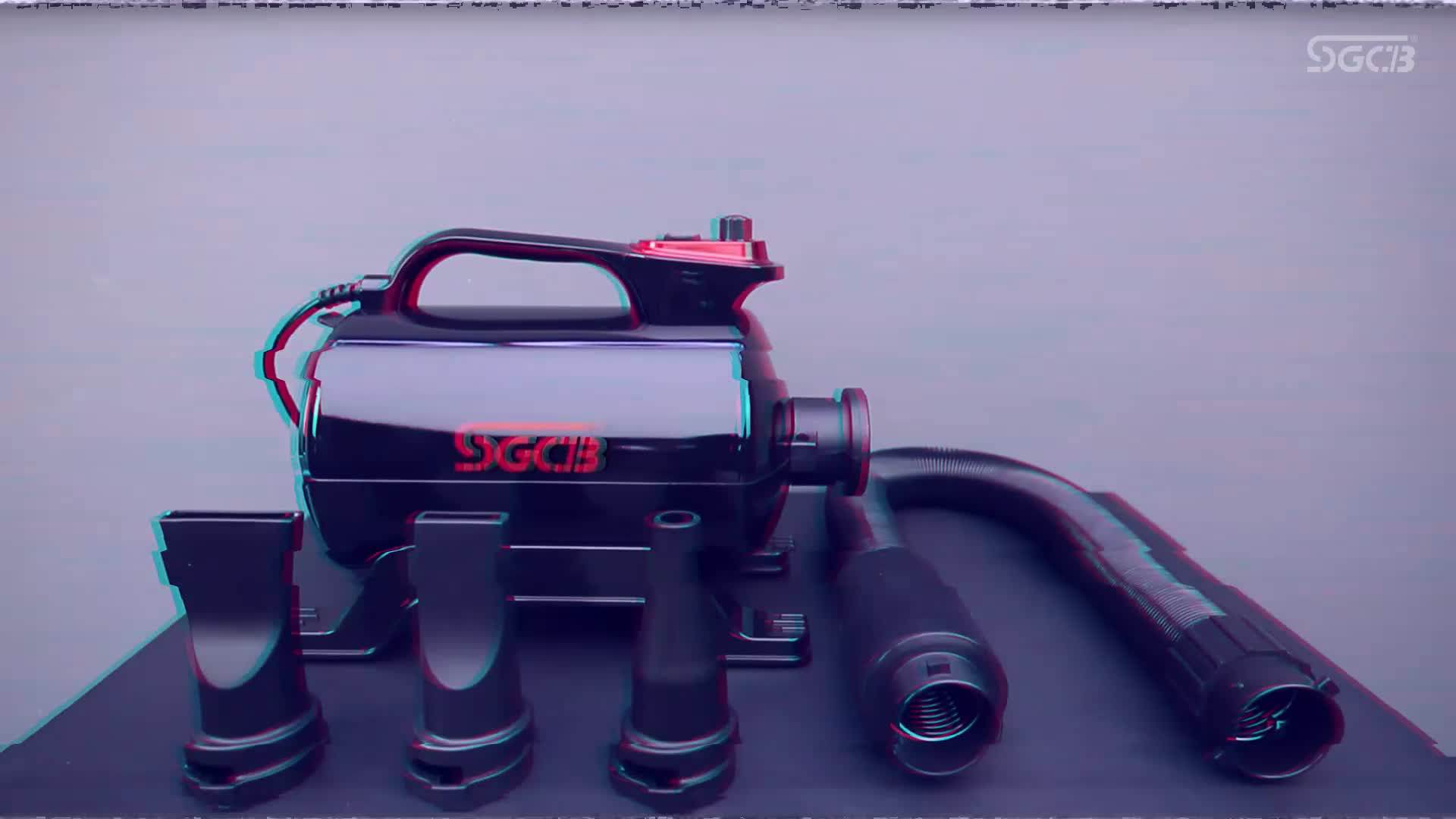 Sgcb Air Cannon Blower Car Wash Air Dryer Kit Double Temp Modes With 3