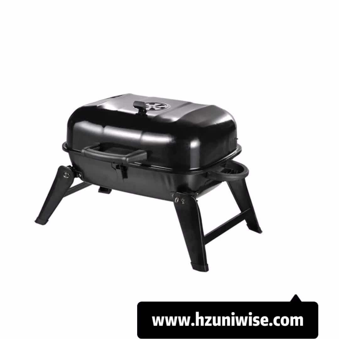 Outdoor Smokers Folding Tabletop Picnic Camping Barbecue Oven Portable