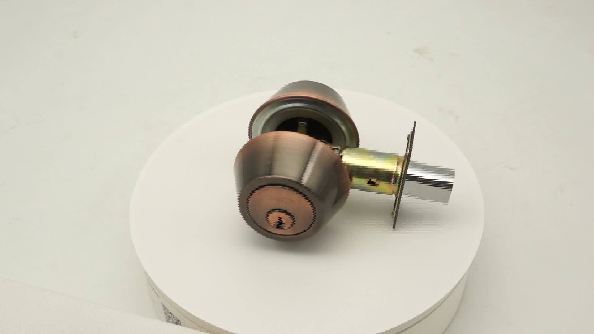 Trust 7312ac Double Cylinder Deadbolts Ansi Grade 3 Door Lock In