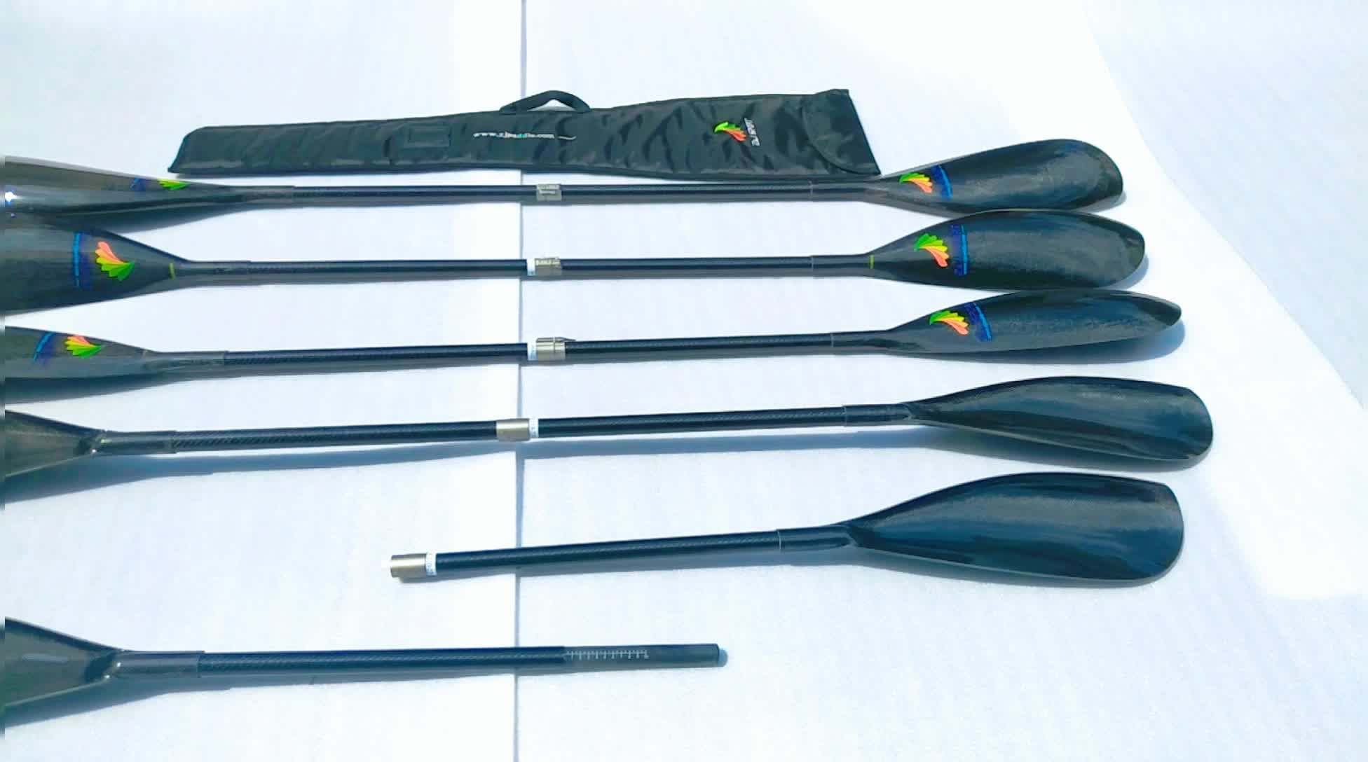 Zj Sport Epic Type Carbon Split Kayak Paddle With Round Carbon Shaft