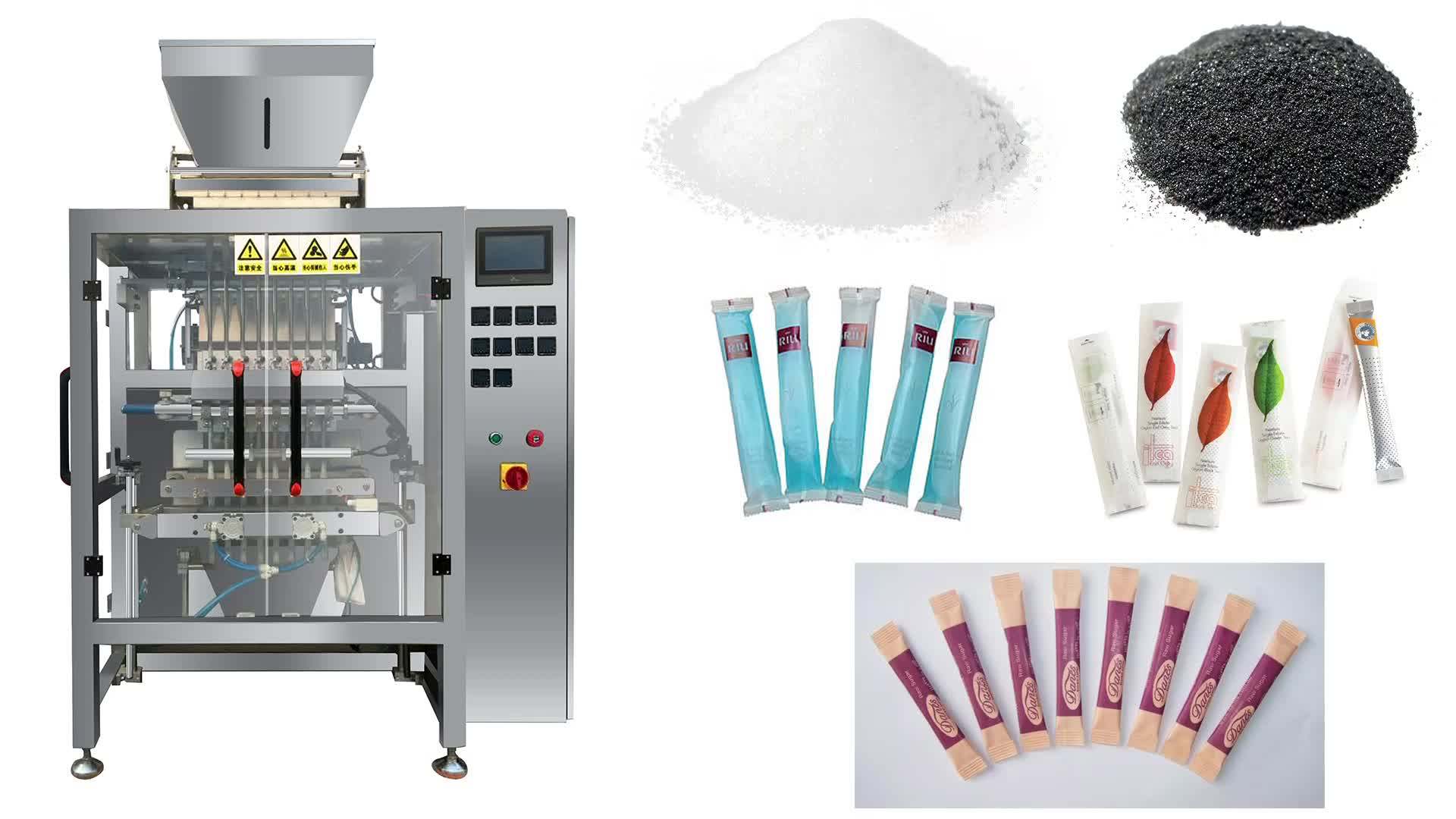 Full Automatic Multi Lane Sugar Sachet Stick Packing Machine Buy
