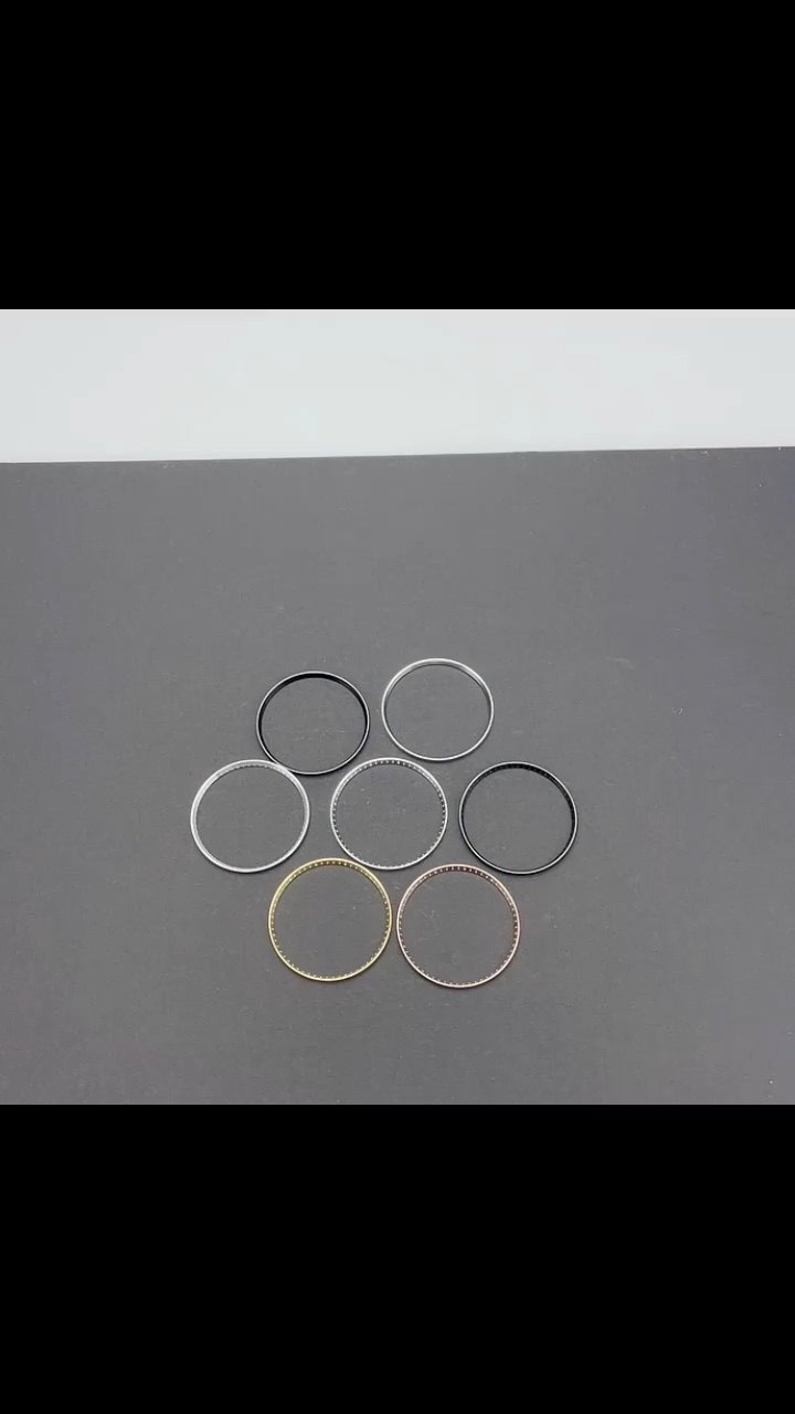 Silver SKX013 Watch Chapter Ring 316L Stainless Steel, OEM/ODM