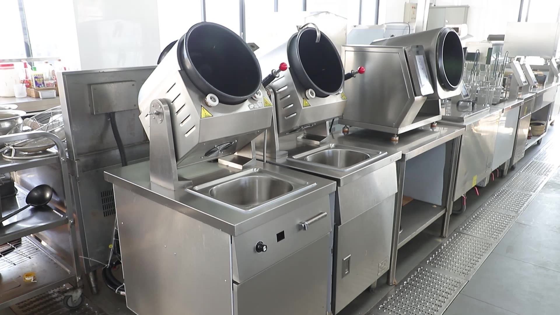 Commercial Cooking Machine Fullautomatic Intelligent Rotary Drum