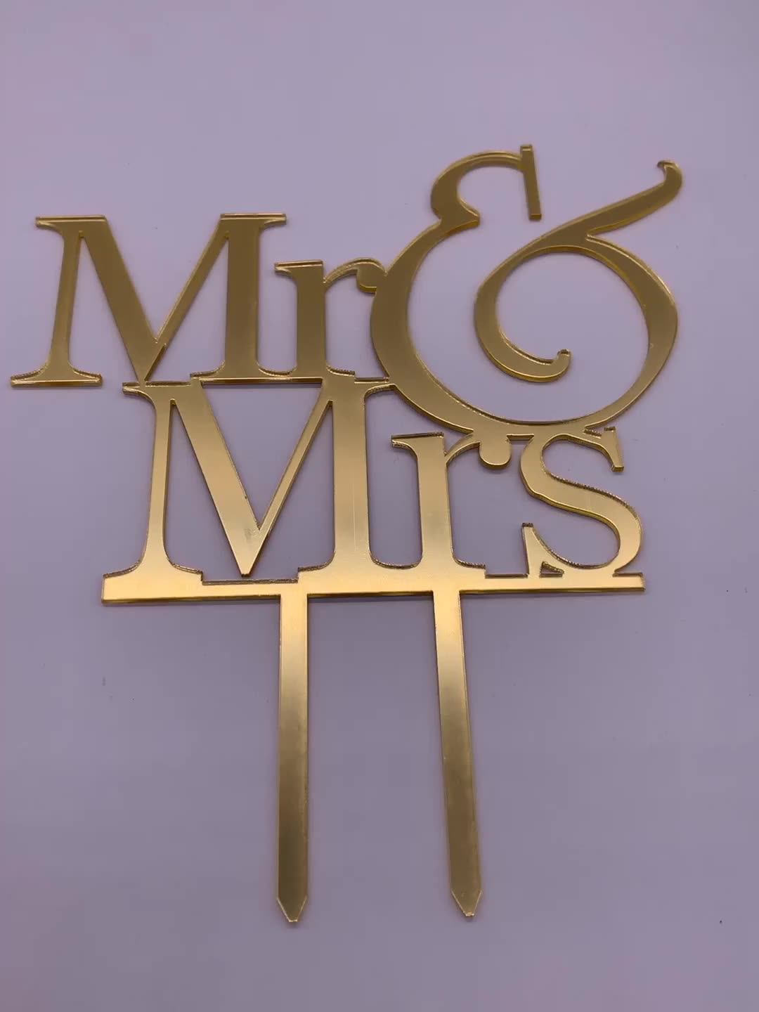 Acrylic Cake Disc Cupcake Toppers Mirror Acrylic Cake Toppers Round