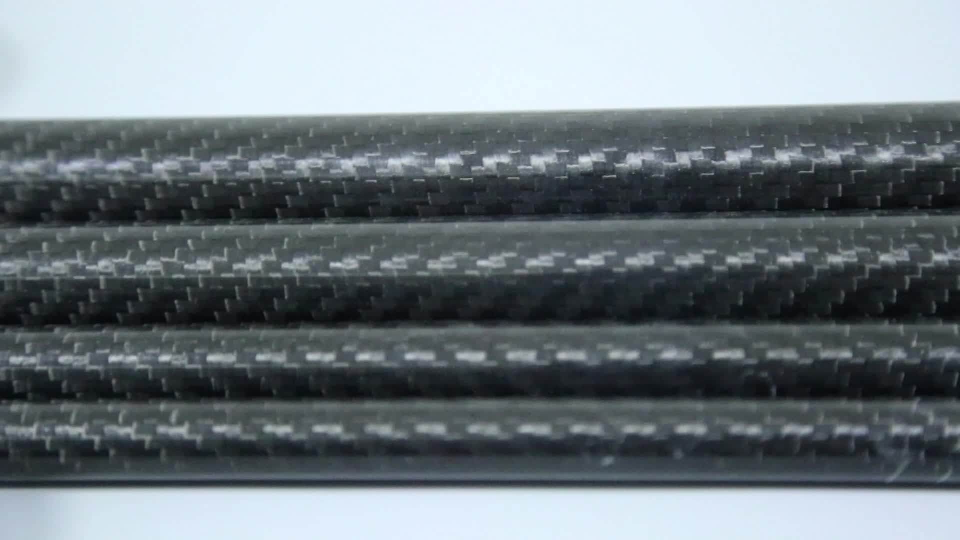 3k Twill Glossy Round Tubing Carbon Fiber Tube Buy Carbon Fiber Tube